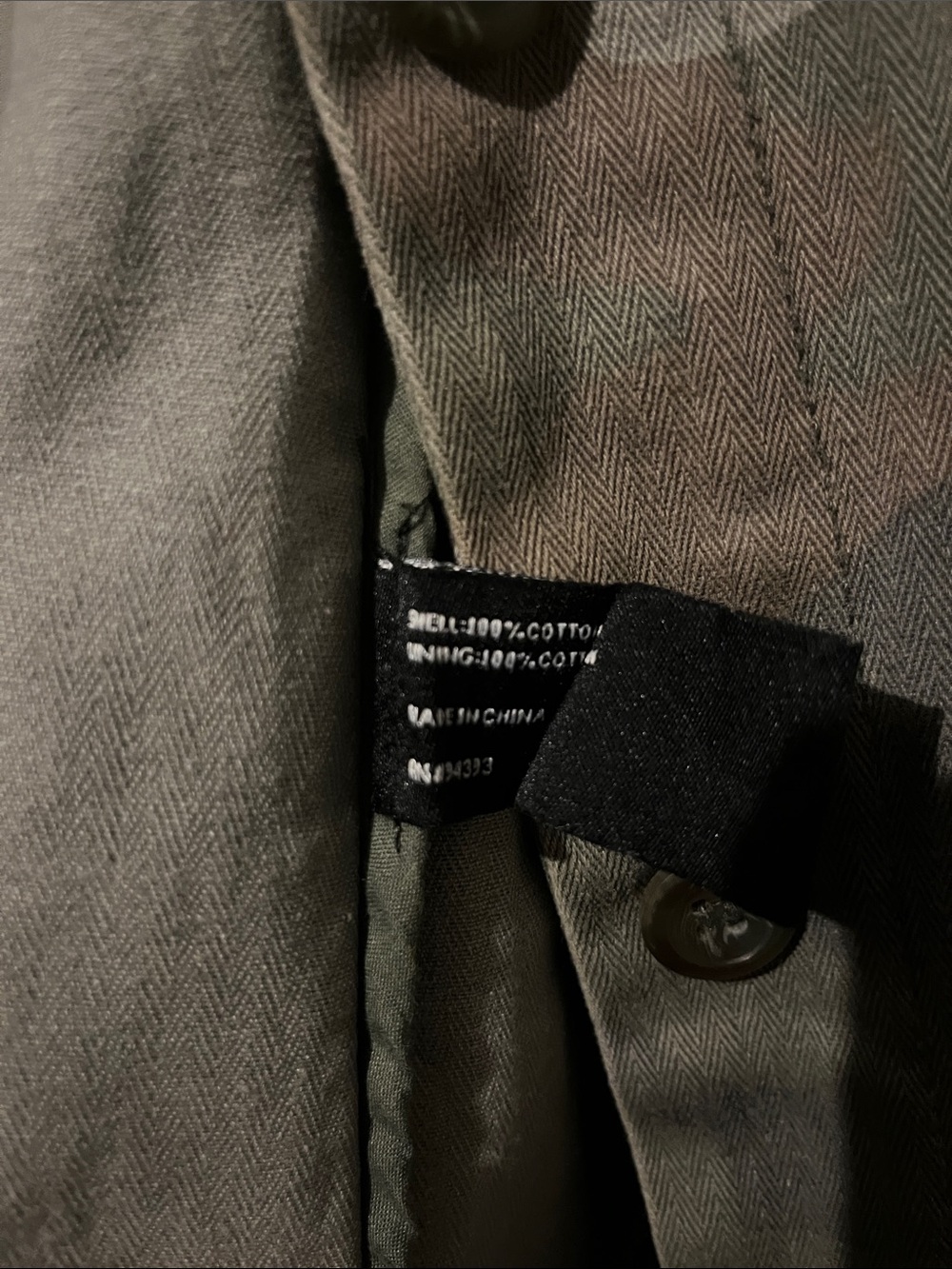 CoffeeShop Camo Field Shacket Jacket - Olive Green - Picture 8 of 9